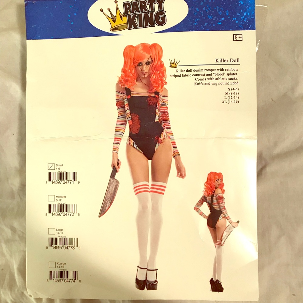 Chucky Halloween costume. Size SMALL🕸✨